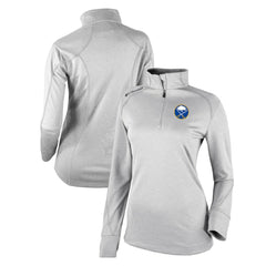 NHL Buffalo Sabres Columbia Women's Omni-Wick Shotgun 2.0 Quarter-Zip Pullover Top - White