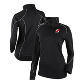 NHL New Jersey Devils Columbia Women's Omni-Wick Shotgun 2.0 Quarter-Zip Pullover Top - Black