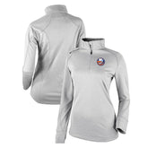 NHL New York Islanders Columbia Women's Omni-Wick Shotgun 2.0 Quarter-Zip Pullover Top - White