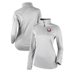 NHL New York Islanders Columbia Women's Omni-Wick Shotgun 2.0 Quarter-Zip Pullover Top - White