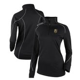 NHL Vegas Golden Knights Columbia Women's Omni-Wick Shotgun 2.0 Quarter-Zip Pullover Top - Black