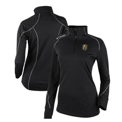 NHL Vegas Golden Knights Columbia Women's Omni-Wick Shotgun 2.0 Quarter-Zip Pullover Top - Black
