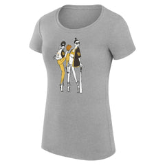 San Diego Padres G-III 4Her by Carl Banks Women's Super-Slim Fit Lightweight Baseball Girls T-Shirt - Heather Gray T-shirts