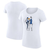 Toronto Blue Jays G-III 4Her by Carl Banks Women's Super-Slim Fit Lightweight Baseball Girls T-Shirt - White T-shirts
