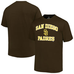 San Diego Padres Profile Big & Tall Heart & Soul T-Shirt - Brown T-shirts