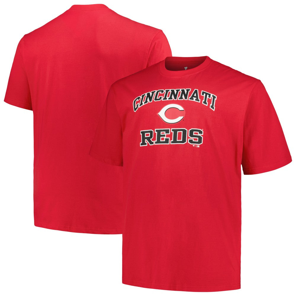 Cincinnati Reds Profile Big & Tall Heart & Soul T-Shirt - Red T-shirts