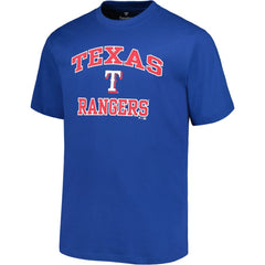 Texas Rangers Profile Big & Tall Heart & Soul T-Shirt - Royal T-shirts