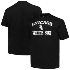 Chicago White Sox Profile Big & Tall Heart & Soul T-Shirt - Black T-shirts