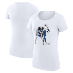 NHL Tampa Bay Lightning G-III 4Her by Carl Banks Women's Super-Slim Fit Lightweight Hockey Girls T-Shirt - White