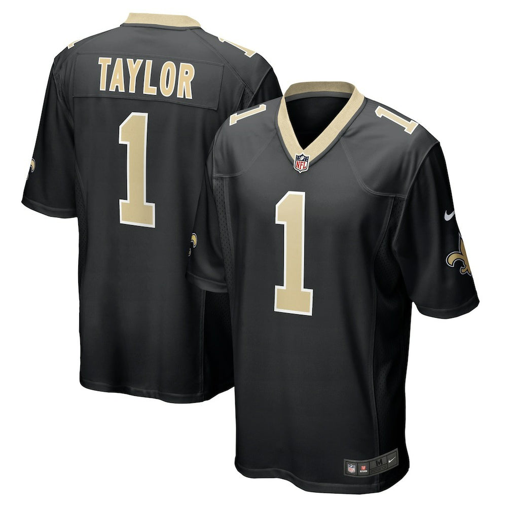 NFL Alontae Taylor New Orleans Saints Team Game Jersey - Black