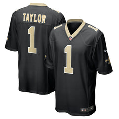 NFL Alontae Taylor New Orleans Saints Team Game Jersey - Black