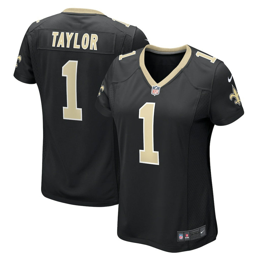 NFL Alontae Taylor New Orleans Saints Women's Team Game Jersey - Black