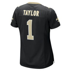 NFL Alontae Taylor New Orleans Saints Women's Team Game Jersey - Black
