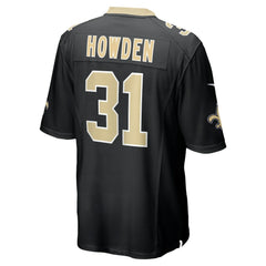 NFL Jordan Howden New Orleans Saints Team Game Jersey - Black