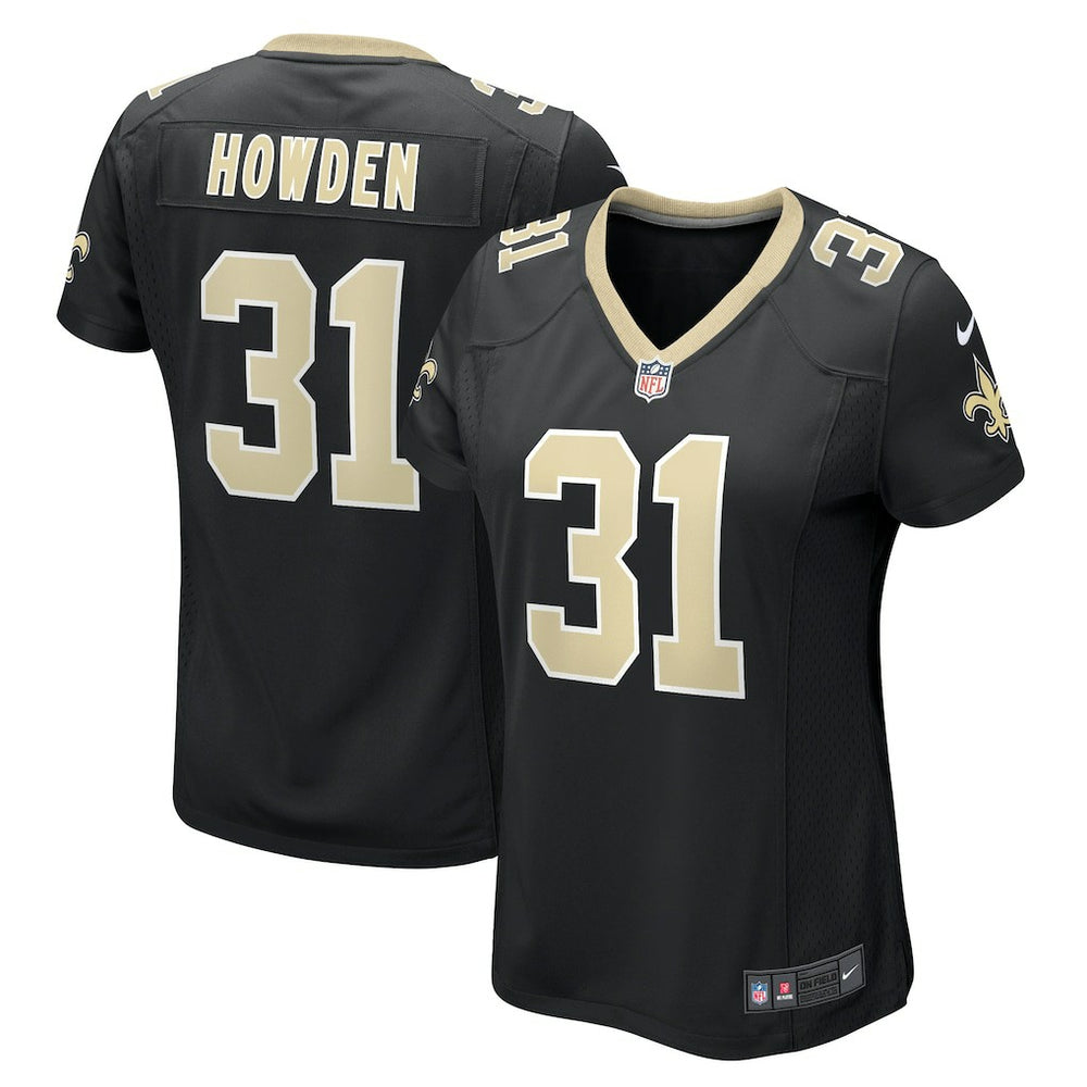 NFL Jordan Howden New Orleans Saints Women's Team Game Jersey - Black