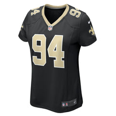 NFL Cameron Jordan New Orleans Saints Women's Team Game Jersey - Black