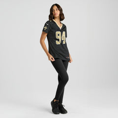 NFL Cameron Jordan New Orleans Saints Women's Team Game Jersey - Black