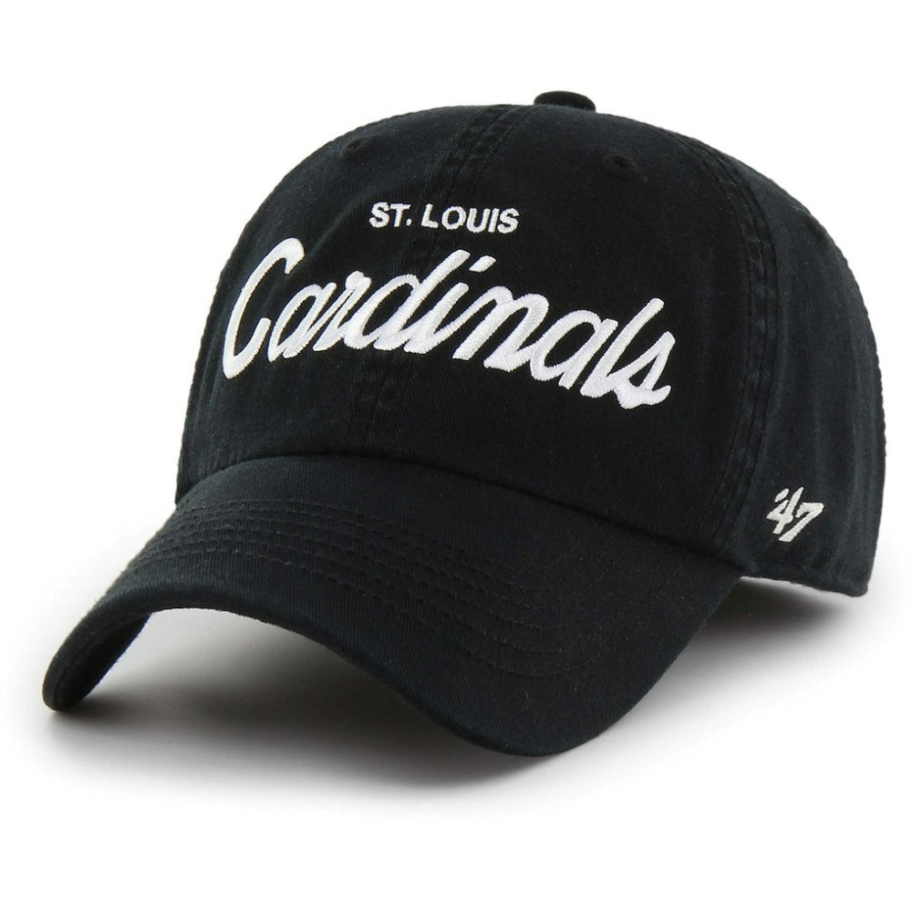 St. Louis Cardinals '47 Crosstown Classic Franchise Fitted Hat - Black Hats