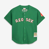 MLB David Ortiz Boston Red Sox Mitchell & Ness Cooperstown Collection Mesh Batting Practice Jersey - Kelly Green
