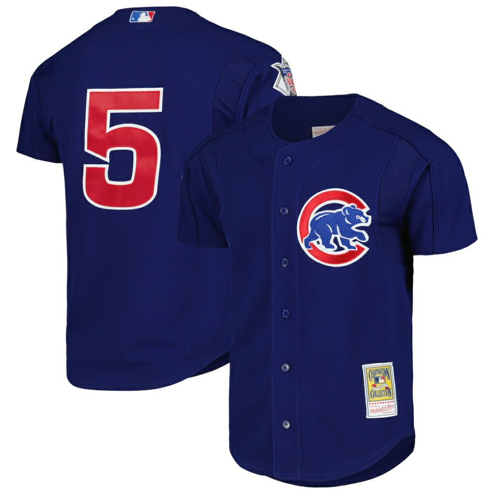 MLB Nomar Garciaparra Chicago Cubs Mitchell & Ness Cooperstown Collection 2005 Batting Practice Jersey - Royal