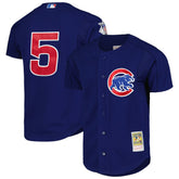 MLB Nomar Garciaparra Chicago Cubs Mitchell & Ness Cooperstown Collection 2005 Batting Practice Jersey - Royal