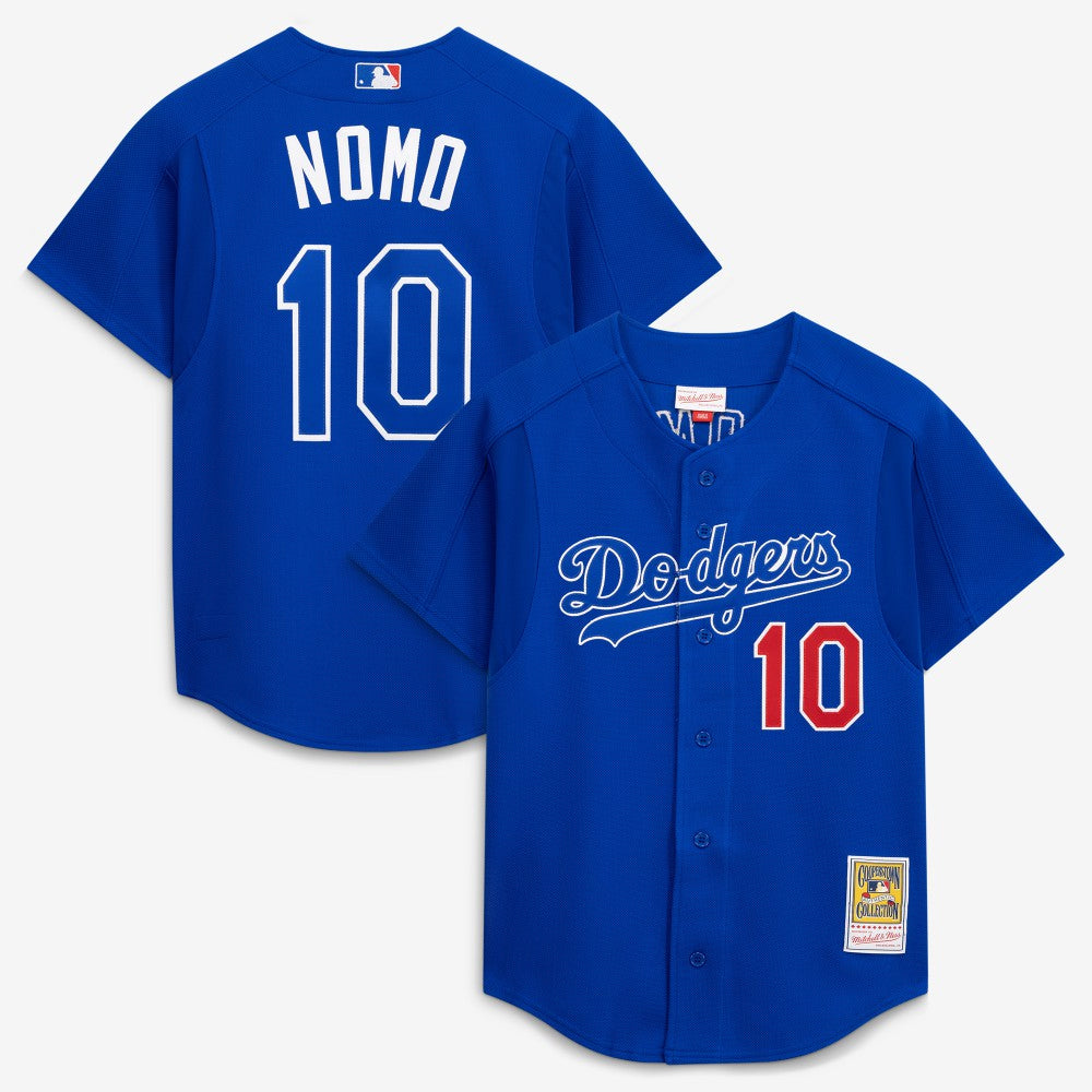 MLB Hideo Nomo Los Angeles Dodgers Mitchell & Ness Cooperstown Collection 2004 Batting Practice Jersey - Royal