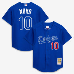 MLB Hideo Nomo Los Angeles Dodgers Mitchell & Ness Cooperstown Collection 2004 Batting Practice Jersey - Royal