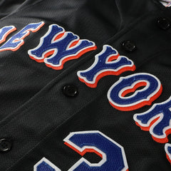 MLB Mike Piazza New York Mets Mitchell & Ness Cooperstown Collection 2000 Batting Practice Jersey - Black