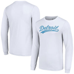 Detroit Lions Starter Tailsweep Long Sleeve T-Shirt White