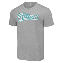 Miami Dolphins Starter Tailsweep T-Shirt Heather Gray