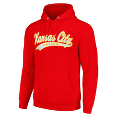 Kansas City Chiefs Starter Unisex Tailsweep Pullover Hoodie Red