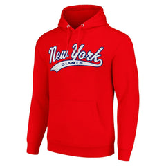 New York Giants Starter Unisex Tailsweep Pullover Hoodie Red