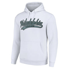 Philadelphia Eagles Starter Unisex Tailsweep Pullover Hoodie White