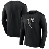 Atlanta Falcons Throwback Long Sleeve T-Shirt Black