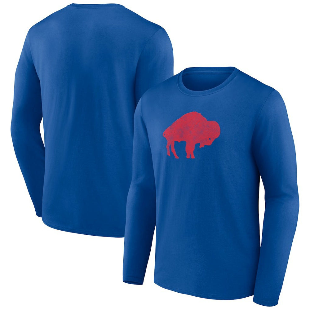 Buffalo Bills Throwback Long Sleeve T-Shirt Royal