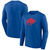 Buffalo Bills Throwback Long Sleeve T-Shirt Royal