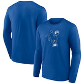 Indianapolis Colts Throwback Long Sleeve T-Shirt Royal