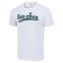 NHL San Jose Sharks Starter Tailsweep T-Shirt - White