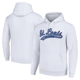 NHL St. Louis Blues Starter Tailsweep Fleece Tri-Blend Pullover Hoodie - White