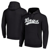 NHL Los Angeles Kings Starter Tailsweep Fleece Tri-Blend Pullover Hoodie - Black
