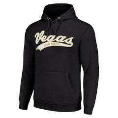 NHL Vegas Golden Knights Starter Tailsweep Fleece Tri-Blend Pullover Hoodie - Black