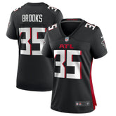 Natrone Brooks Atlanta Falcons Women's Team Game Jersey Black