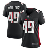 NFL Liam McCullough Atlanta Falcons Women's Team Game Jersey - Black
