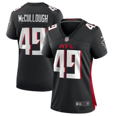 NFL Liam McCullough Atlanta Falcons Women's Team Game Jersey - Black