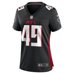 NFL Liam McCullough Atlanta Falcons Women's Team Game Jersey - Black