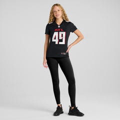 NFL Liam McCullough Atlanta Falcons Women's Team Game Jersey - Black