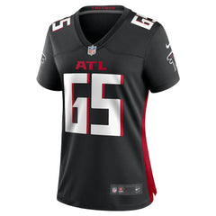 NFL Matthew Bergeron Atlanta Falcons Women's Team Game Jersey - Black