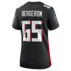 NFL Matthew Bergeron Atlanta Falcons Women's Team Game Jersey - Black