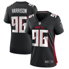NFL Zach Harrison Atlanta Falcons Women's Team Game Jersey - Black