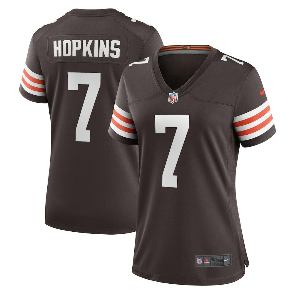 NFL Dustin Hopkins Cleveland Browns Women's Team Game Jersey - Brown